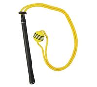 getuse Golf Swing Rope Training Equipment for Speed Practice Indoor Outdoor Use with Silicone Elastic Rope and EVA Ball- Yellow