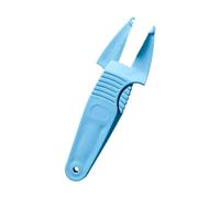 getuse Portable Fishing Bait Holder Clip with Serrated Grip, 4.53 Inch Worm Clamp Tool with Hanging Hole for Fishing Tackle Accessories