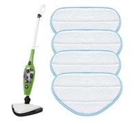 GEU 4 Pack Steam Mop Pads for H2O HD Mop, Reusable Replacement Microfibre Floor Cleaning Cloth Washable Thickness Cleaner Cover Pads Accessories Steam Cleaner Cloths