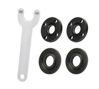 GEU 5Pcs 125mm Angle Grinder Attachments Flange Angle Grinders Spanner Wrench Nut Set with Grinder Key Inner Outer Flange Nuts Wrench Universal for 125 mm Angle Grinders