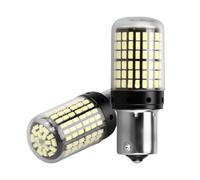 GEU BAU15S LED Bulbs PY21W 1156 Super Bright White 6500K Bulbs Canbus Error Free 3014SMD for Car Turn Signal Lights Backup Reverse Parking Tail Brake Indicator LED Lights 12V Pack of 2