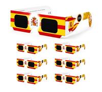 GEVECORI Pack of 6 Solar Eclipse Glasses, ISO 12312-2 and CE Certified, Solar Eclipse Glasses for Viewing the Total Eclipse on August 12, 2026 in Spain, Safe Eye Protection