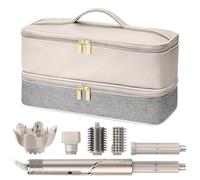 Geviner Shark Flex Style Carrying Case - Portable Double-travel Case for Dyson Airwrap Styler/Shark Flexstyle Attachment