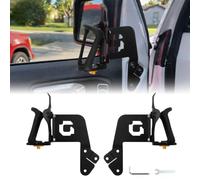 GEVINFA 2 Pack Cup Holder for Jeep Wrangler, Front Door Drink Holder Compatible with 2018-2026 Jeep Wrangler JL JLU Gladiator JT, Adjustable Water Bottle Mount Car Interior Accessories Replacement