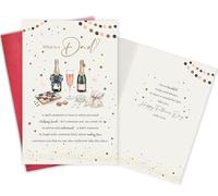 Gevinna Poem Father's Day Card for Dad, Heartfelt Father's Day Card Gift for Daddy, Happy Father's Day Card from Daughter Son, What is a Dad?