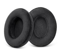 GEVO Ear Pads Replacement for Audio Technica ATH M50/M50X/M50XBT/M40/M40X/M40XFS/M30/M30X/M35/M20X/MSR7/ Monitor Headphones, Velour Earpads Cushions with Noise Isolation Memory Foam (Black)