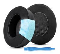 GEVO EarPads for Beats Studio 3 & Studio 2 Wired/Wireless Headphones | Ice Silk Fabric | cooling gel | Upgrade adhesive backing