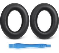 GEVO Earpads for Sennheiser Accentum/Accentum Plus Wireless Headphones | Enhanced Bass,Soft Protein Leather,High Density Foam,Black