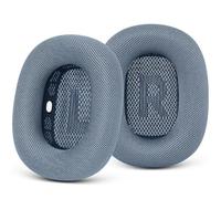 GEVO Upgraded Ear Cushions Replacement Earpads for 2024 New Apple AirPods Max Headphones, Mesh Fabric Ear Pads Cover with Memory Foam and Magnet for AirPods Max Fresh Color (Blue)