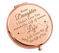 Gevody Daughter in Law Wedding Day Gift Compact Makeup Mirror Daughter in Law Gift from Mother Stepdaughter Adoption Present Christmas Mothers Day Birthday Present for Woman Travel Compact Mirror