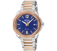 Gevril Men's 46543B Swiss Made Automatic, Sellita SW200-2 Blue Dial Watch in Silver Gevril Silver One Size