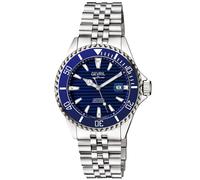 Gevril Men's Chambers Swiss Automatic SW200 Blue dial, Stainless Steel Watch in Silver Gevril Silver One Size