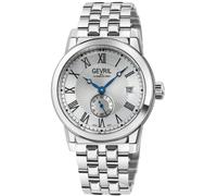 Gevril Men's Madison, Swiss Automatic Watch, Silver Dial, Genuine Leather, & Sapphire Crystal in Grey Gevril Grey One Size