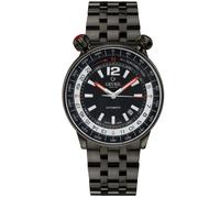 Gevril Men's Wallabout Black Dial Black PVD Watch Gevril Black One Size
