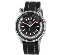 Gevril Men's Wallabout, Swiss Automatic Watch, Black Dial, Hand made Italian leather, & Sapphire Crystal Gevril Black One Size