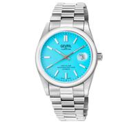 Gevril Men's West Village, Swiss Automatic Watch, Light Blue Dial, Stainless Steel, & Sapphire Crystal in Silver Gevril Silver One Size