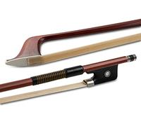 GEWA 404608 cello bow, brasil wood, Massaranduba, 1/4, octagonal stick, nickel silver, brown