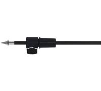 GEWA 413911 Cello spike, spike for cello, cone 25,0/27,3 mm, carbon fibre rod Ø 10 mm, length 60 cm, ultra light, changeable chrome tip