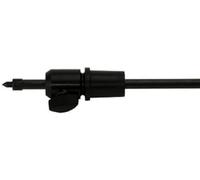 GEWA 413915 Cello spike, spike for cello, arc cone 26/28 mm, carbon fibre rod Ø 10 mm, length 61 cm, ultra light, plastic tip
