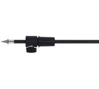 GEWA 414707 Double bass spike, spike for double bass, cone 31,5/34,5 mm, carbon fibre rod Ø 12 mm, ultra light, length 40 cm, chrome tip