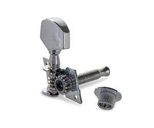 Gewa 545500 machine heads Acoustic guitar 6 string Set, chrome-plated
