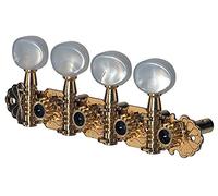 Gewa 545580GEWA machine heads Mandolin Gold-plated finish, marbled acrylic buttons