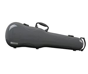 GEWA AIR 1.7 Form Shaped Violin Case grey high gloss, Made in Germany, with side handle