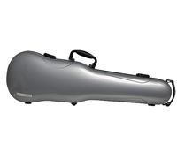 GEWA AIR 1.7 Form Shaped Violin Case silver metallic high gloss, Made in Germany, with side handle
