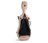 GEWA Air Carrying System for Cello Case, Removable Backpack System, 3 D-Rings Fixation (Back Case), Comfortable Back Padding, Cordura Black, Made in Germany