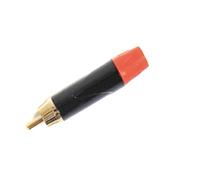GEWA Alpha Audio Stecker Cinch Cinchstecker, vergoldete Kontakte, für Kabel bis 6 mm Durchmesser