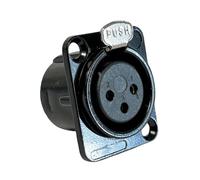 GEWA Alpha Audio Stecker XLR XLR(f) Einbaubuchse, zur Festinstallation, mit Verriegelung
