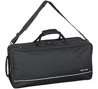 GEWA Alto Saxophone Case/Lightweight Case - Water-repellent screw cover with music pocket - Backpack/shoulder strap - Black