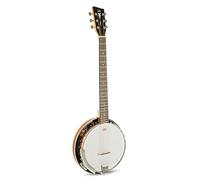 GEWA Banjo Premium 5-String with Case and Remo Fur