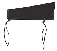 GEWA Bass Bow Holder for Double Bass Bow - Handcrafted from Genuine Leather - Black