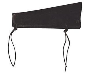 GEWA Bass Bow Holder for Double Bass Bow - Handcrafted from Genuine Leather - Black
