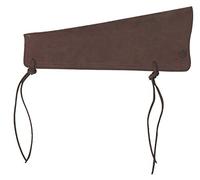 GEWA Bass Bow Holder for Double Bass Bow - Handcrafted from Genuine Leather - Brown