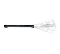 GEWA Brushes Jazz steel brushes rubber handle retractable without ring (pair)