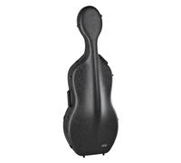 GEWA Cello Case Camouflage Carbon - Carbon shell - Padded suspension system - Digital hygrometer - Detachable backpack straps - Magnetic bow holder