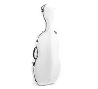 Gewa Pure Polycarbonate Cello Case With Wheels White