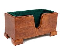 GEWA Cello Stand Wood - For All Cello Sizes - Velvet Lining - With Cutouts for Endpin and Bow