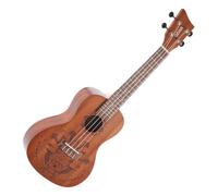 GEWA Concert Ukulele Manoa - Body Sapelli - Laser Design Mexico - Natural satin finish - incl. padded Gig Bag - KT-CO-MEXICO