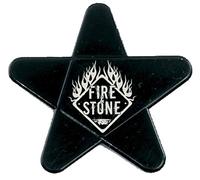 GEWA Fire Stone Plectrum/Pick Special 5, star shape with 5 strengths from soft to hard, 12 pieces