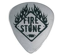 GEWA Fire Stone plectrum/pick, stainless steel, medium, 0.46 mm, 12 pieces