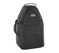 GEWA Synphony French Horn Case with Removable Baffle, Nylon Fabric, Fibreglass Core, Includes Backpack Strap, Individually Adjustable Interior, Accessories and Music Pocket, Black