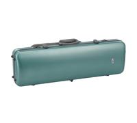 Gewa Fun Polycarbonate Oblong Violin Case Green and Grey