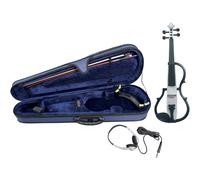 GEWA GS401.646 electric violin set with bow and soft case, white