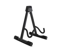 GEWA Guitar Stand A-Style - For Electric Guitar/Electric Bass - Foldable - Width Adjustable - Rubber Pads - 43 cm High - Black - GS-40EB