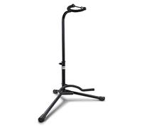GEWA Guitar Stand Classic - For Acoustic Guitar and Electric Guitar - Rubber Closure - Base 56x34 cm - Black - GS-10B