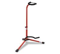 GEWA Guitar Stand Classic - For Acoustic Guitar and Electric Guitar - Rubber Closure - Base 56x34 cm - Red - GS-10RD