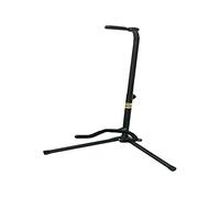 GEWA Guitar Stand De Luxe - Height Adjustable 60-83 cm - For Acoustic Guitar and Electric Guitar - Soft Padding - Black - GS-30B